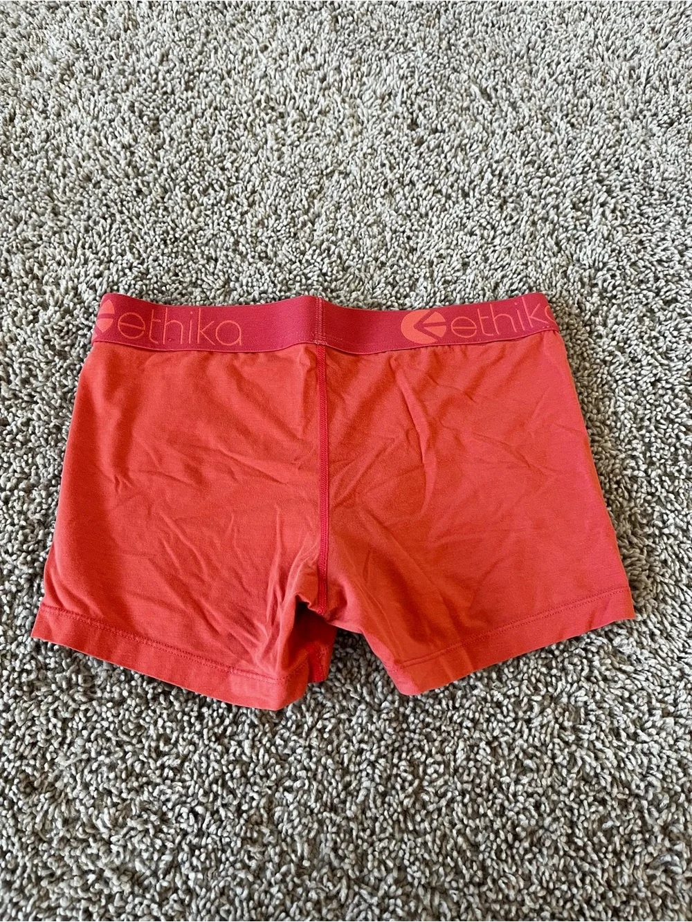 ethika Women's Red Athletic Bike Shorts